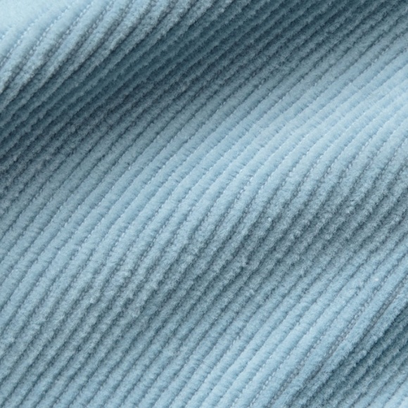 NWT Alo Blue Micro Corduroy Cropped Dreamer Button Down Jacket (Size S) - Picture 4 of 11